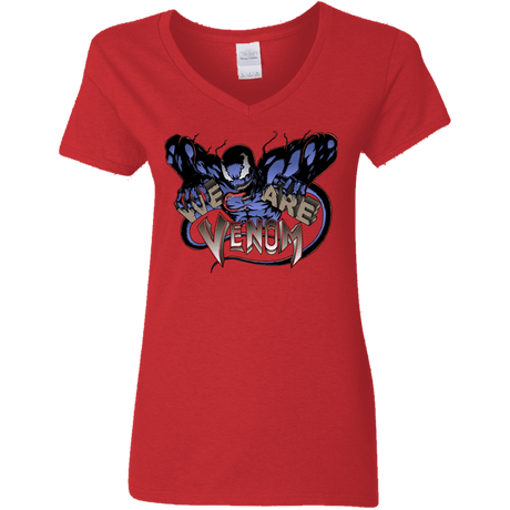 T-Shirts Red / S We Are Venom Women's V-Neck T-Shirt