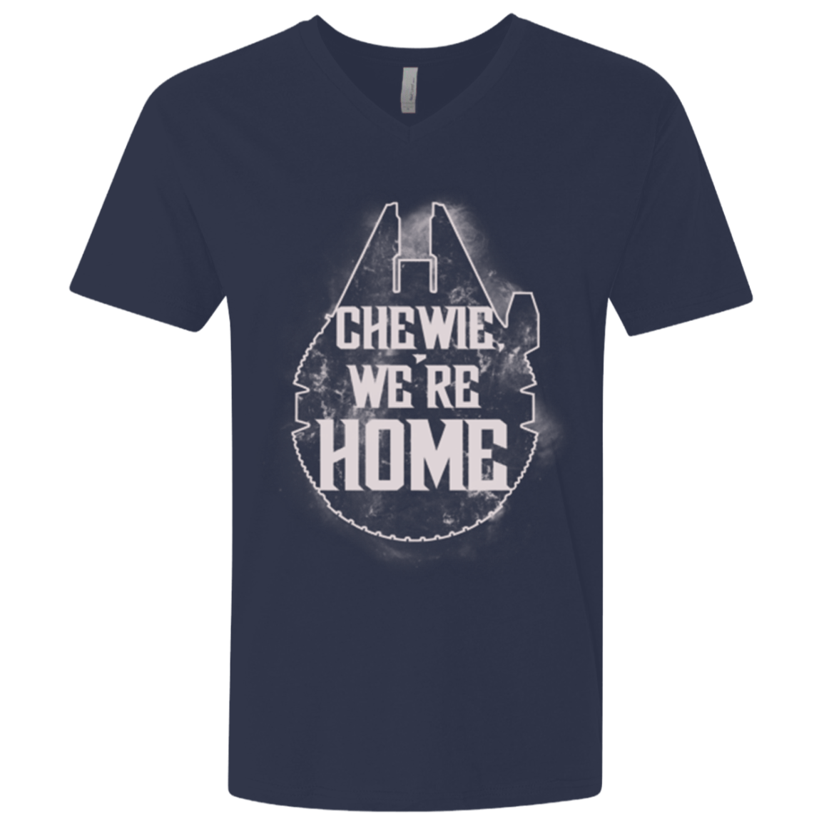 T-Shirts Midnight Navy / X-Small We're Home Men's Premium V-Neck