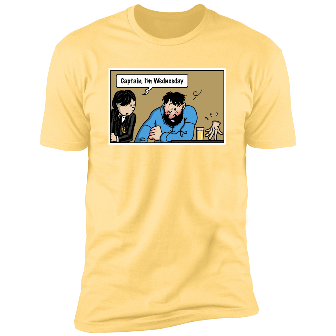 T-Shirts Banana Cream / S Wednesday Meme Men's Premium T-Shirt