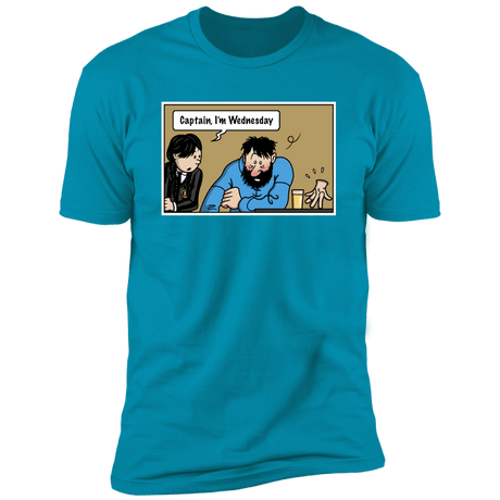 T-Shirts Turquoise / S Wednesday Meme Men's Premium T-Shirt