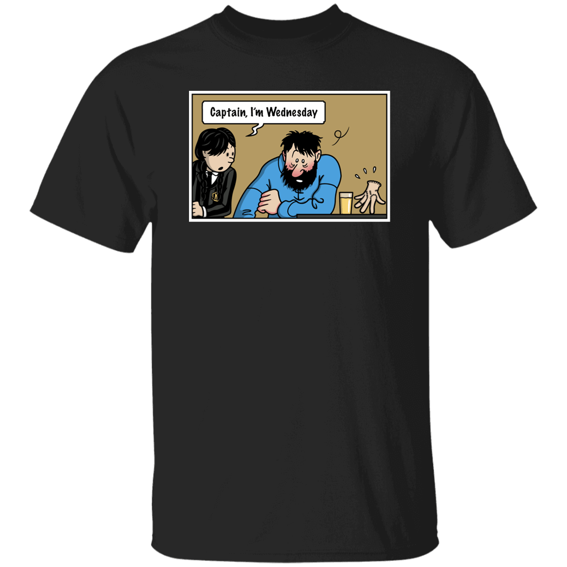 T-Shirts Black / S Wednesday Meme T-Shirt