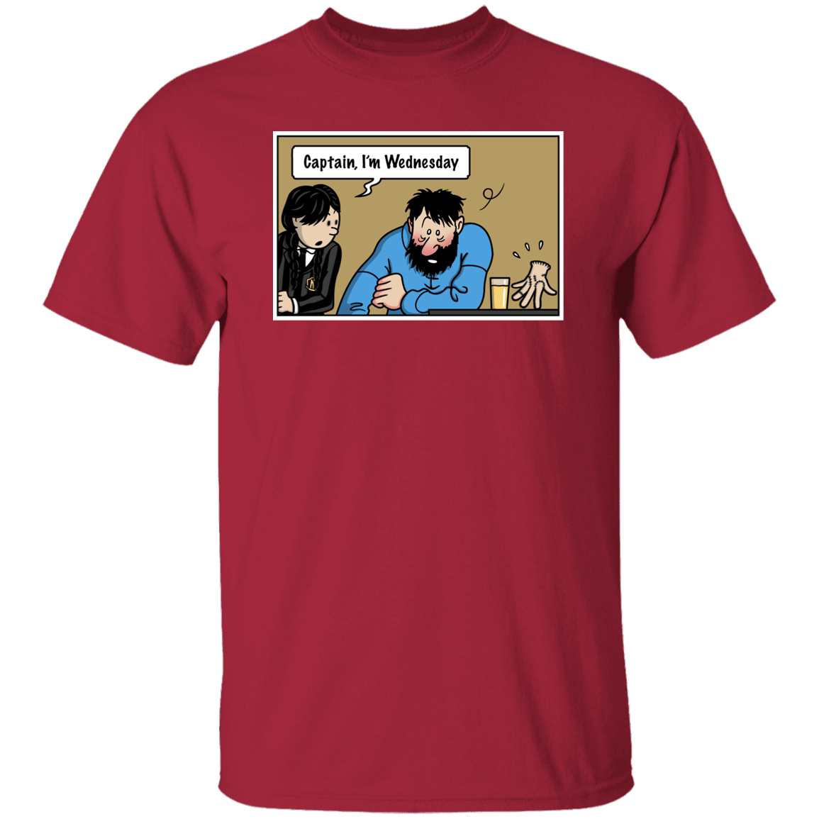 T-Shirts Cardinal / S Wednesday Meme T-Shirt