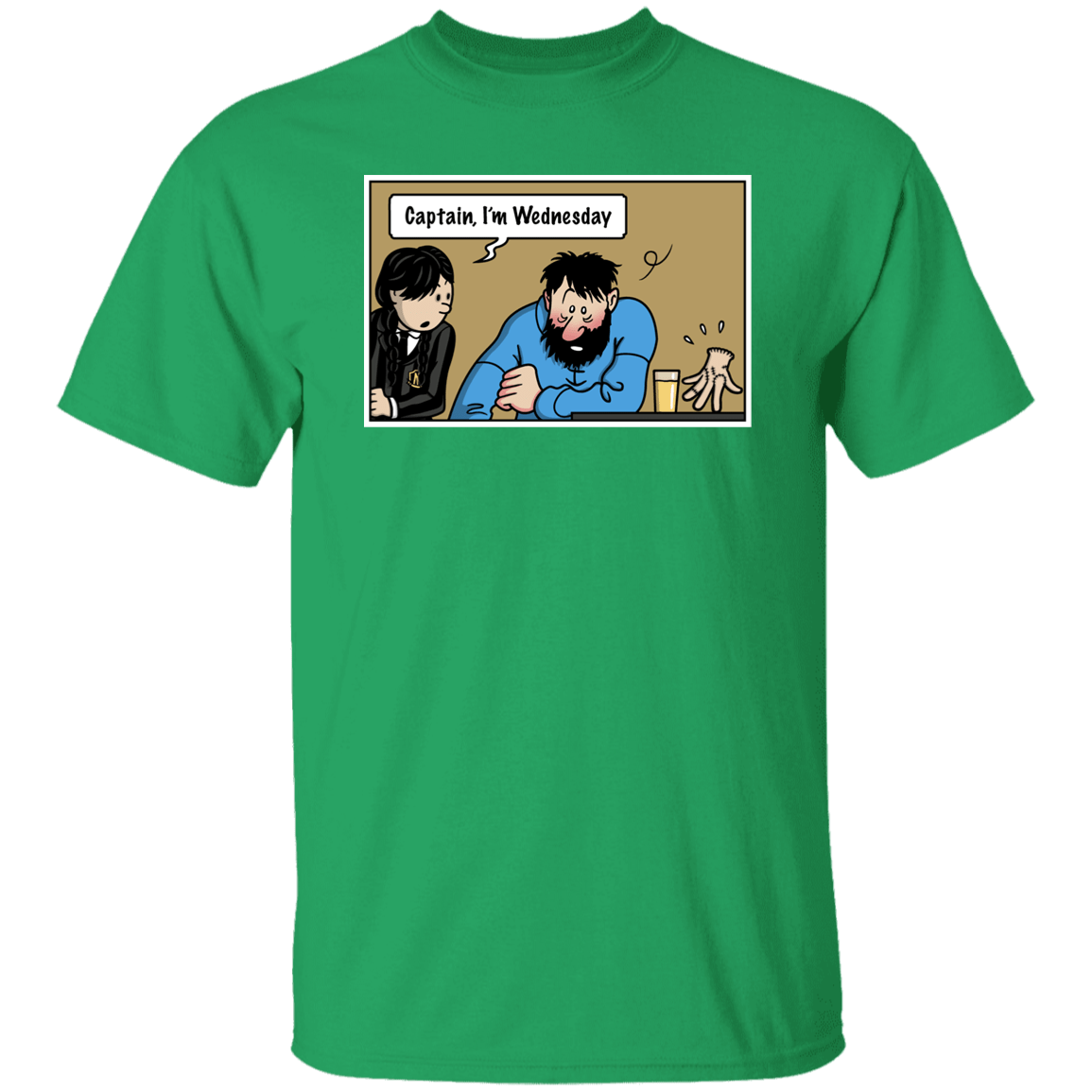T-Shirts Irish Green / S Wednesday Meme T-Shirt