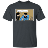 T-Shirts Dark Heather / YXS Wednesday Meme Youth T-Shirt