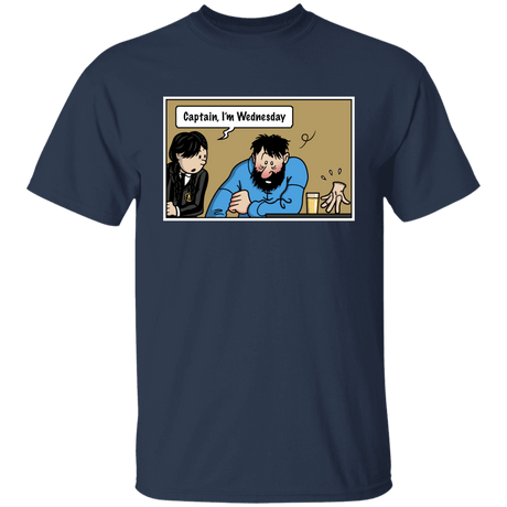 T-Shirts Navy / YXS Wednesday Meme Youth T-Shirt