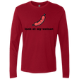 T-Shirts Cardinal / Small Weiner Men's Premium Long Sleeve