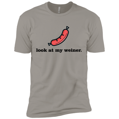 T-Shirts Light Grey / X-Small Weiner Men's Premium T-Shirt