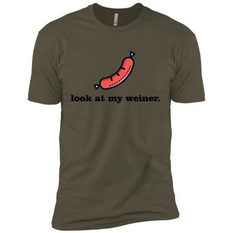 T-Shirts Military Green / X-Small Weiner Men's Premium T-Shirt