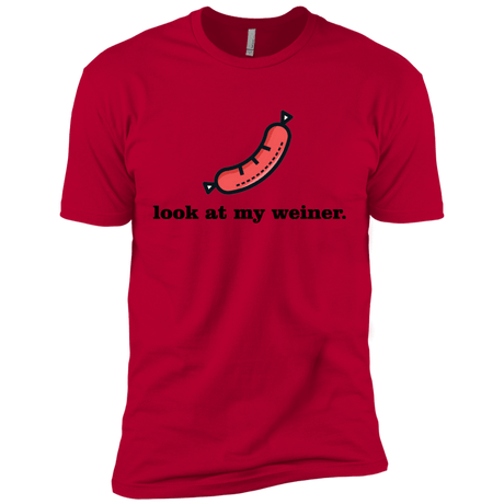T-Shirts Red / X-Small Weiner Men's Premium T-Shirt