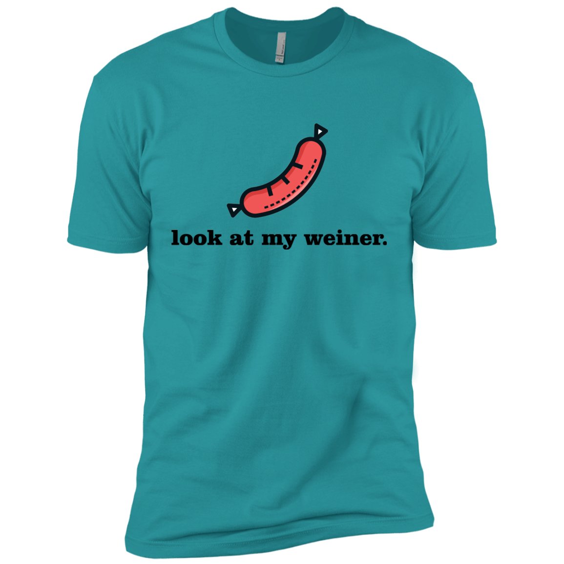 T-Shirts Tahiti Blue / X-Small Weiner Men's Premium T-Shirt