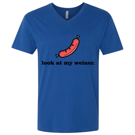 T-Shirts Royal / X-Small Weiner Men's Premium V-Neck