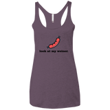 T-Shirts Vintage Purple / X-Small Weiner Women's Triblend Racerback Tank
