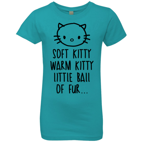 T-Shirts Tahiti Blue / YXS Weird Kitty Girls Premium T-Shirt