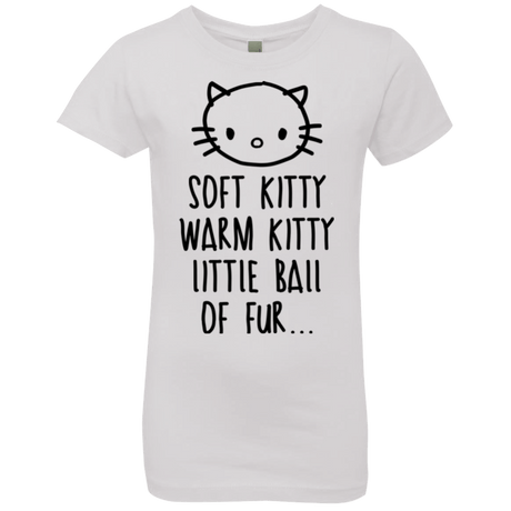 T-Shirts White / YXS Weird Kitty Girls Premium T-Shirt