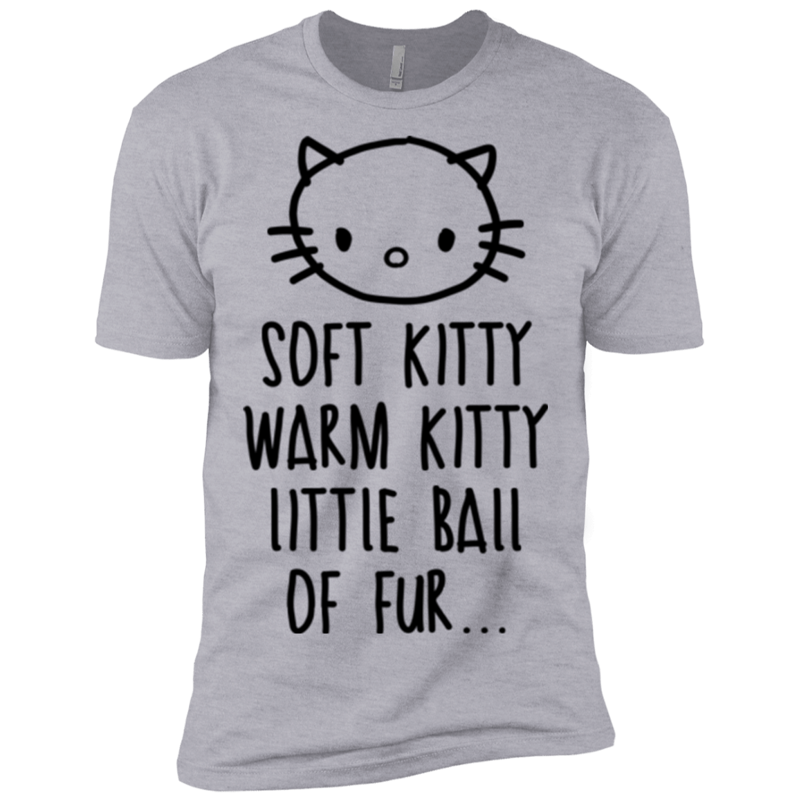 T-Shirts Heather Grey / X-Small Weird Kitty Men's Premium T-Shirt