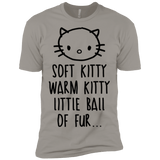 T-Shirts Light Grey / X-Small Weird Kitty Men's Premium T-Shirt