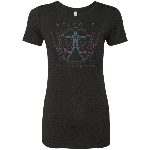 T-Shirts Vintage Black / Small Welcome to the future Women's Triblend T-Shirt