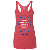 T-Shirts Vintage Red / X-Small What a Horrible Night Women's Triblend Racerback Tank