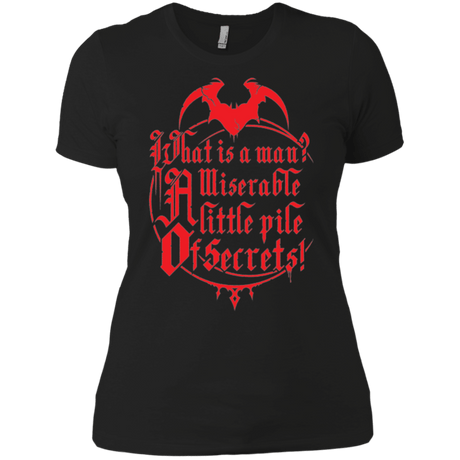 T-Shirts Black / X-Small What Is A Man Women's Premium T-Shirt