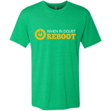 T-Shirts Envy / Small When In Doubt Reboot Men's Triblend T-Shirt