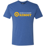 T-Shirts Vintage Royal / Small When In Doubt Reboot Men's Triblend T-Shirt