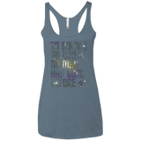 T-Shirts Indigo / X-Small Where no Man has gone Before Women's Triblend Racerback Tank