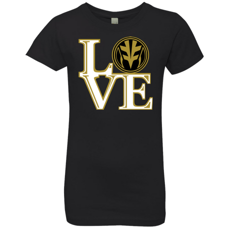 T-Shirts Black / YXS White Ranger LOVE Girls Premium T-Shirt