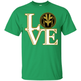T-Shirts Irish Green / Small White Ranger LOVE T-Shirt
