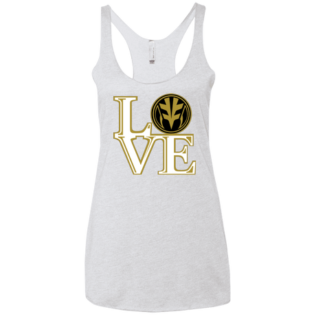 T-Shirts Heather White / X-Small White Ranger LOVE Women's Triblend Racerback Tank