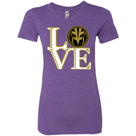 T-Shirts Purple Rush / Small White Ranger LOVE Women's Triblend T-Shirt