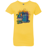 T-Shirts Vibrant Yellow / YXS WHO R U 2 Girls Premium T-Shirt