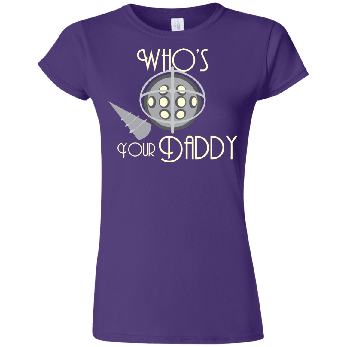 T-Shirts Purple / S Who's Your Daddy Junior Slimmer-Fit T-Shirt