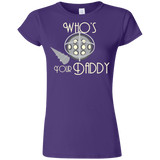 T-Shirts Purple / S Who's Your Daddy Junior Slimmer-Fit T-Shirt