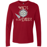 T-Shirts Cardinal / S Who's Your Daddy Men's Premium Long Sleeve