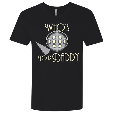 T-Shirts Black / X-Small Who's Your Daddy Men's Premium V-Neck