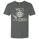 T-Shirts Heavy Metal / X-Small Who's Your Daddy Men's Premium V-Neck