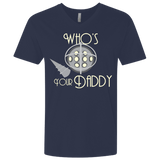 T-Shirts Midnight Navy / X-Small Who's Your Daddy Men's Premium V-Neck