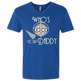 T-Shirts Royal / X-Small Who's Your Daddy Men's Premium V-Neck
