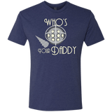 T-Shirts Vintage Navy / S Who's Your Daddy Men's Triblend T-Shirt