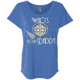 T-Shirts Vintage Royal / X-Small Who's Your Daddy Triblend Dolman Sleeve