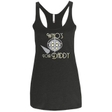 T-Shirts Vintage Black / X-Small Who's Your Daddy Women's Triblend Racerback Tank