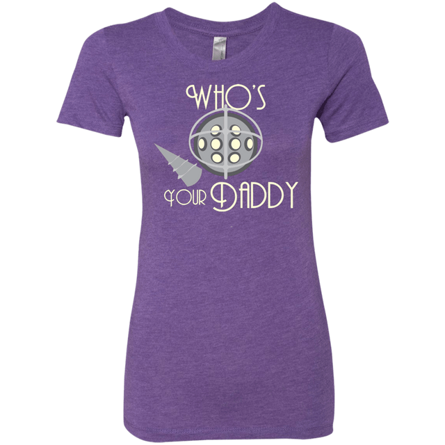 T-Shirts Purple Rush / S Who's Your Daddy Women's Triblend T-Shirt