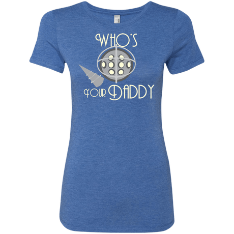 T-Shirts Vintage Royal / S Who's Your Daddy Women's Triblend T-Shirt