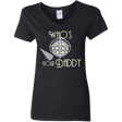 T-Shirts Black / S Who's Your Daddy Women's V-Neck T-Shirt