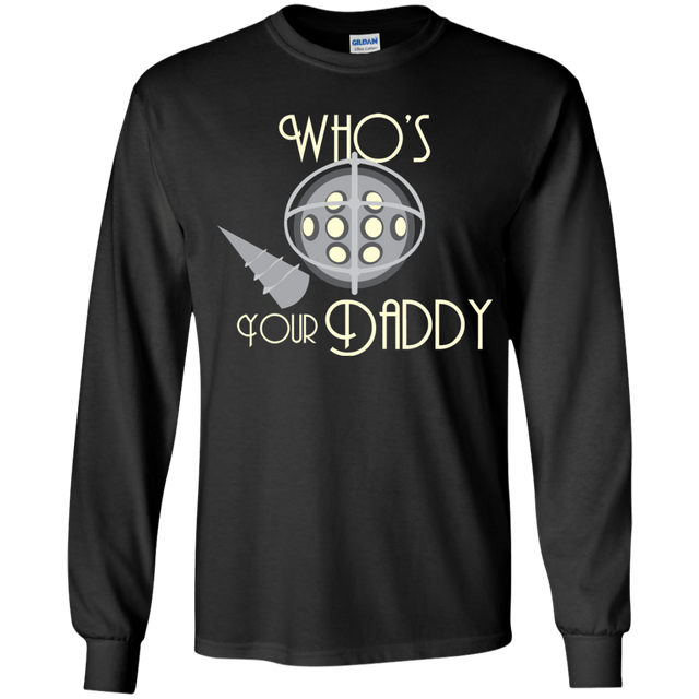 T-Shirts Black / YS Who's Your Daddy Youth Long Sleeve T-Shirt