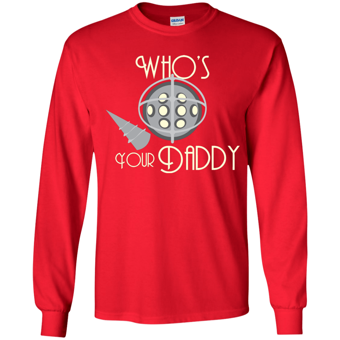 T-Shirts Red / YS Who's Your Daddy Youth Long Sleeve T-Shirt