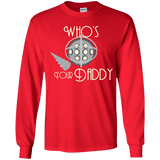 T-Shirts Red / YS Who's Your Daddy Youth Long Sleeve T-Shirt