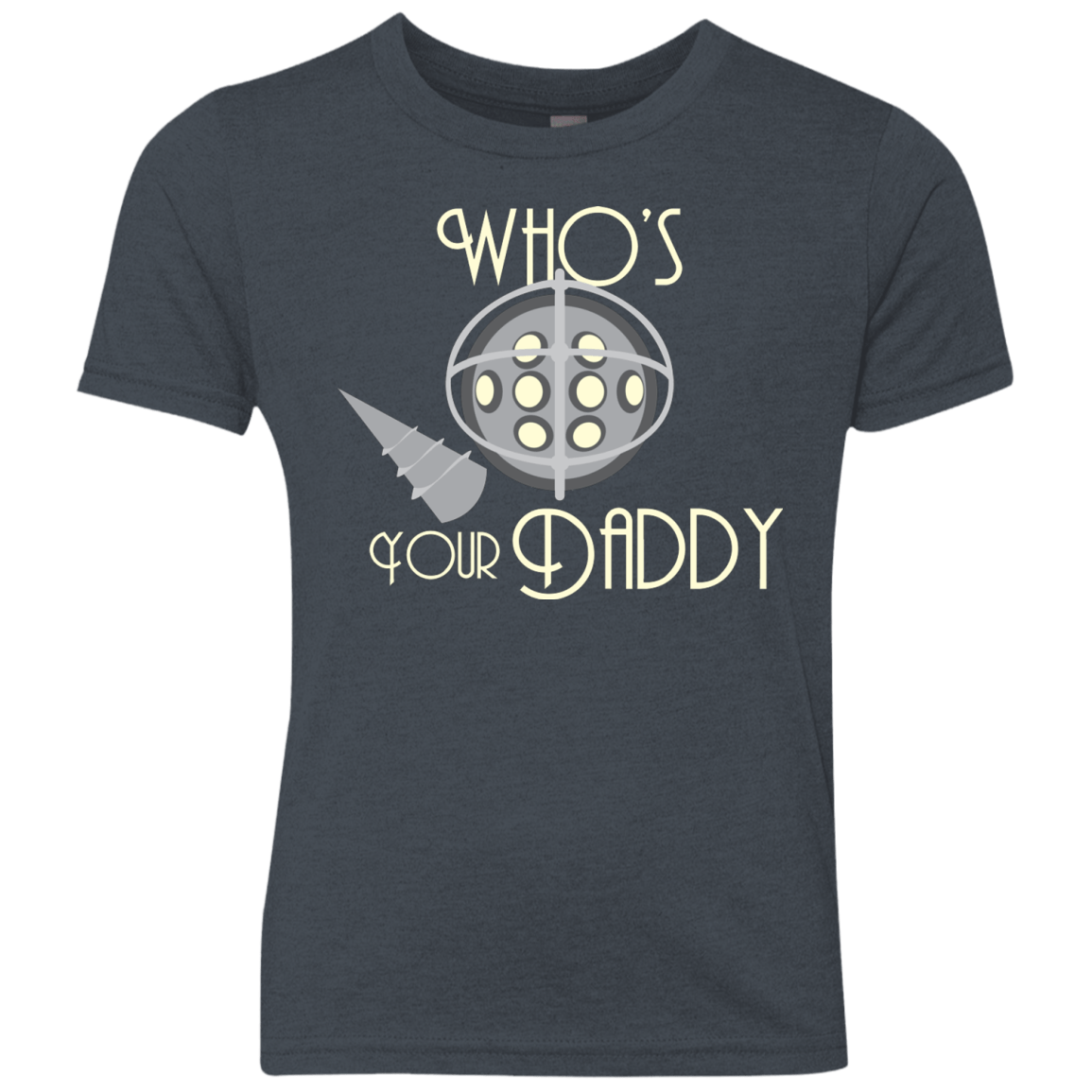 T-Shirts Vintage Navy / YXS Who's Your Daddy Youth Triblend T-Shirt