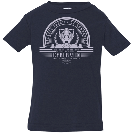 T-Shirts Navy / 6 Months Who Villains Cybermen Infant Premium T-Shirt