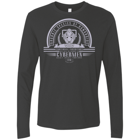 T-Shirts Heavy Metal / Small Who Villains Cybermen Men's Premium Long Sleeve